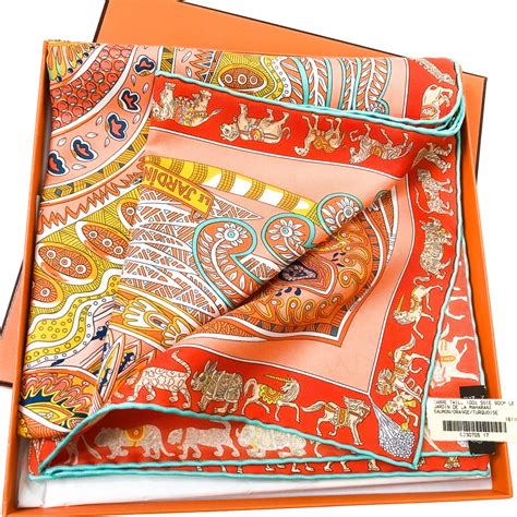 carre hermes jardin de la maharani|Hermes Scarf Le Jardin de la Maharani .